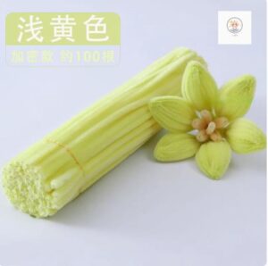 SKU12_颜色_A-022浅黄【约100根】