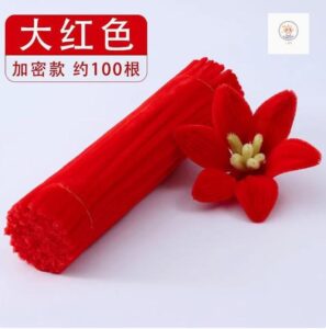 SKU17_颜色_A-004大红【约100根】